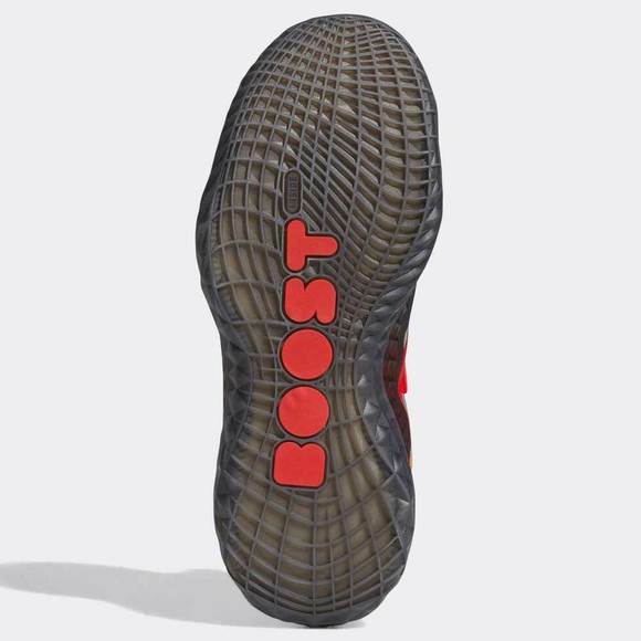 Adidas Harden Vol. 5 Futurenatura G55811 Red / Multi-Color Men's Size 8 - Picture 5 of 7